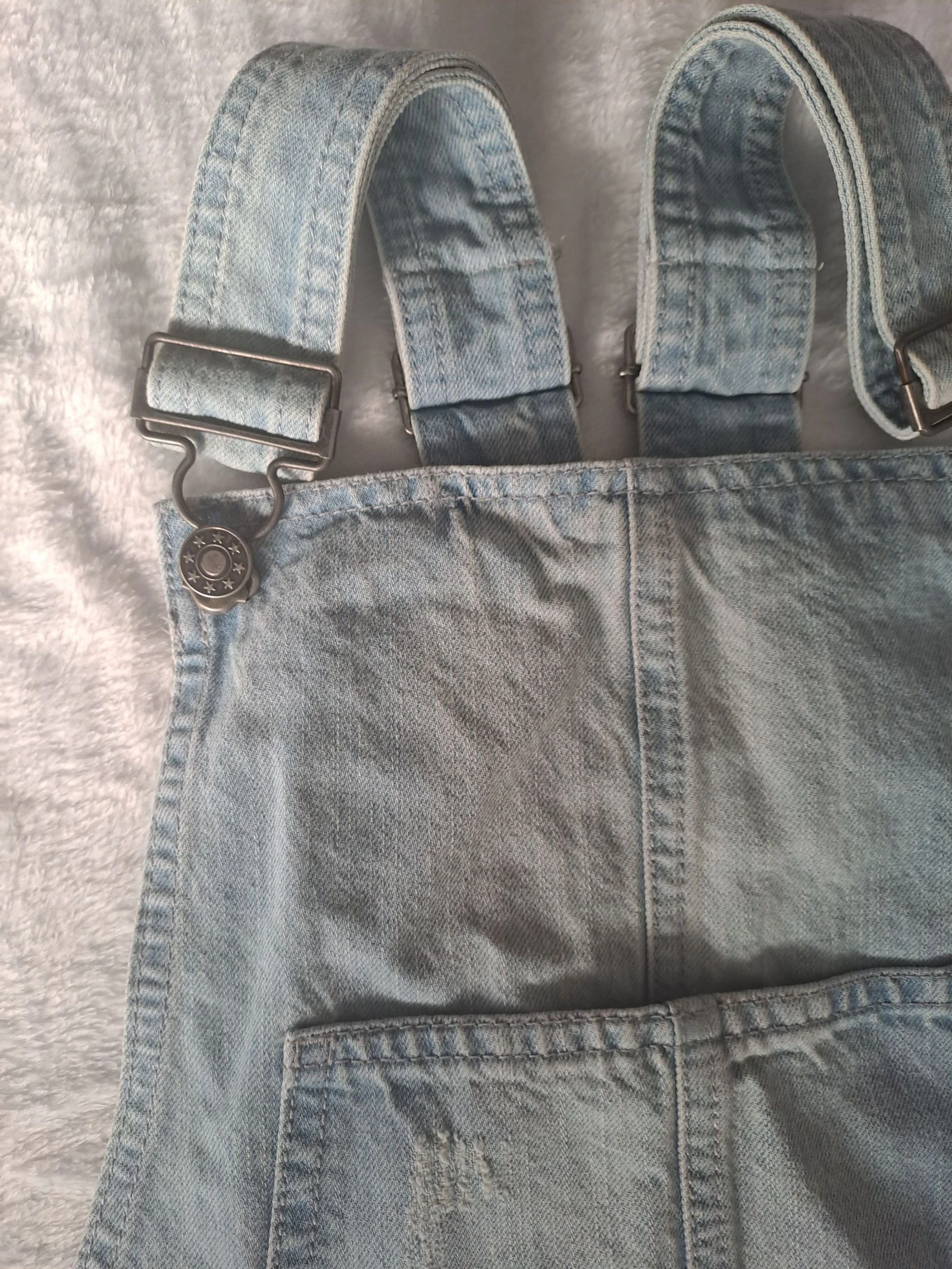 Lichte denim jasje | Maat 34 – photo 5